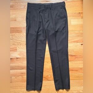 NWOT Haggar Men’s Premium Comfort Dress Pants, Flat Front, Gray, Slim Fit 36x32